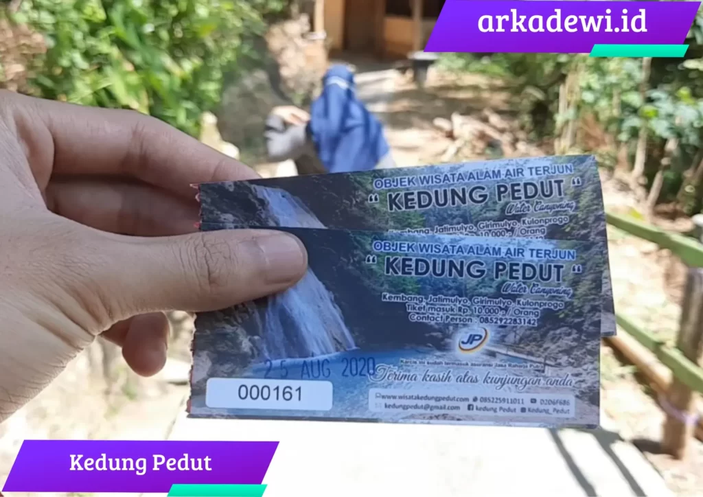 harga tiket masuk air terjun kedung pedut